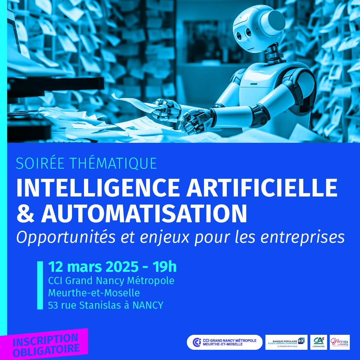 Nancy : L’intelligence artificielle et l’automatisation au service de l’efficacité des entreprises