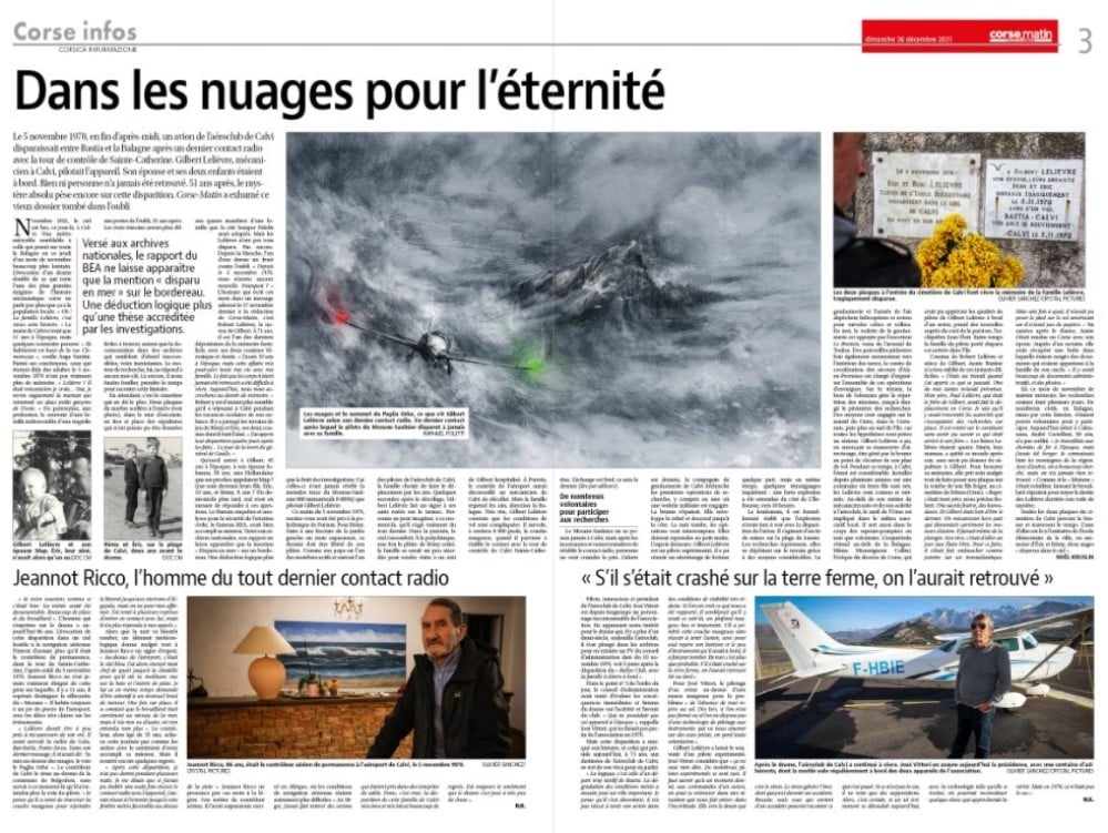 Le drame de l&rsquo;Aviation Nautic : Un héritage douloureux pour la Corse